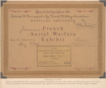 1918 paintings flown to Minneapolis by French military airplanes