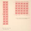 2c carmine rose Alexander Hamilton's Battery block of twenty