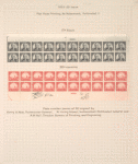 17c black Woodrow Wilson block of twenty