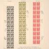 7c black William McKinley block of twenty