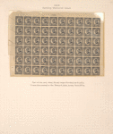 2c black Warren Harding block of sixty