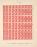 5c rose Washington single in 2c rose Washington pane of one hundred