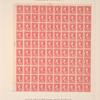 5c rose Washington pair in 2c rose Washington pane of one hundred