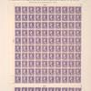3c violet Washington pane of one hundred