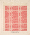 5c carmine Washington error vertical pair in sheet