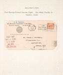 1920 Key West - Havana inaugural flight cover