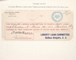 1918 Cristobal to Balboa Liberty Loan flight cover