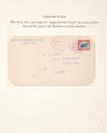 1918 New York, New York to Chicago, Illinois cover