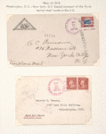 1918 Washington, D.C. to New York cover