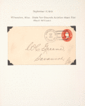1915 Milwaukee, Wisconsin state fair aviation meet stamped envelope