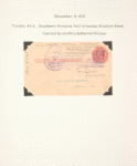 1915 Tucson, Arizona fair grounds aviation meet postal card