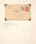 1913 prepared but not flown Woodstock, Vermont postal card