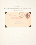 1914 Bemus Point, New York hydro-aeroplane flight postal card