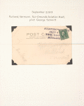 1913 Rutland Vermont Fair Grounds Aviation Meet post card
