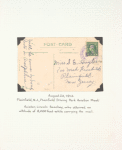 1912 Plainfield, N. J. driving park aviation exhibition post card