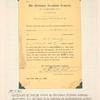 1912 certificate of receipt for planned New York to Washington flight