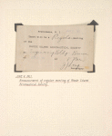 1911 Rhode Island Aeronautical Society meeting announcement card