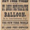 1887 leaflet dropped from balloon flight