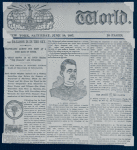 1887 New York World balloon flight newspaper article