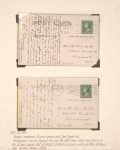 1909 Wright aeroplane 10-mile speed test postcard