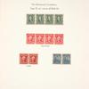 1c blue green Franklin strip of four