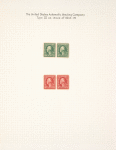 1c green Washington pair