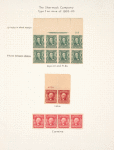 1c blue green Franklin block of eight