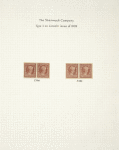 2c carmine Lincoln Centenary of Birth pair