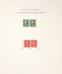 1c green Washington pair