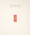 2c carmine Lincoln Centenary of Birth pair