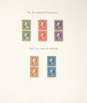 1c green Franklin pair