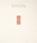 2c carmine Lincoln Centenary of Birth pair