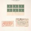5c dark green Parcel Post Postage Due block of six