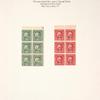 1c deep green Franklin booklet pane of six