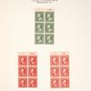 1c green Franklin booklet pane of six