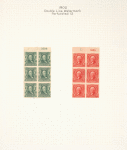 1c blue green Franklin booklet pane of six