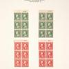 1c green Franklin booklet pane of six
