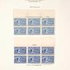 10c ultramarine Messenger on Bicycle block of six