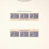 10c ultramarine Messenger on Bicycle strip of three