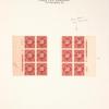 30c carmine lake Postage Due block of six