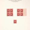 1c rose carmine Postage Due block of four