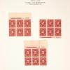 1c deep claret Postage Due block of six