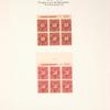 10c deep claret Postage Due block of six