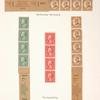 1 1/2c yellow brown Warren G. Harding strip of four