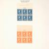 5c blue Washington block of six