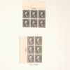 7c black Washington block of six