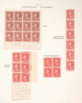 2c rose Washington block of twelve
