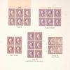 3c violet Washington block of six
