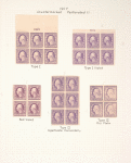 3c violet Washington block of six