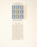 20c ultramarine Franklin block of nine